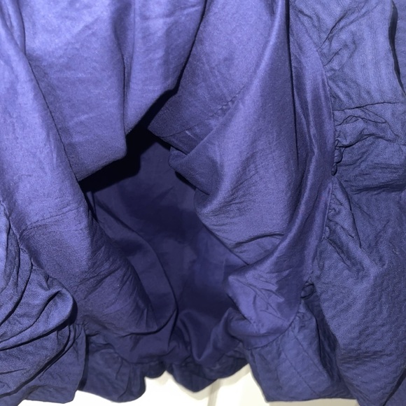 Lilly Pulitzer navy Regency bubble strapless dress with gold  accent. Size 00 - Picture 9 of 13